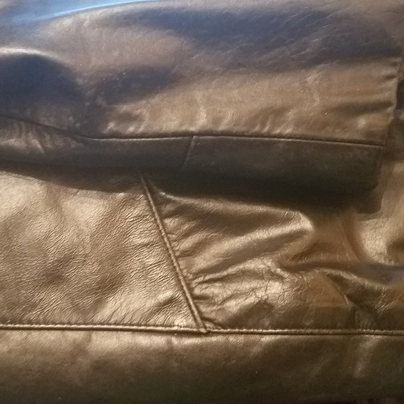 Vintage Jonathan Christopher Black Leather Puff Sleeve Jacket - Picture 9 of 16